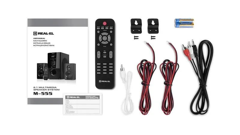 Акустична система REAL-EL M-555 Black - мініатюра 5