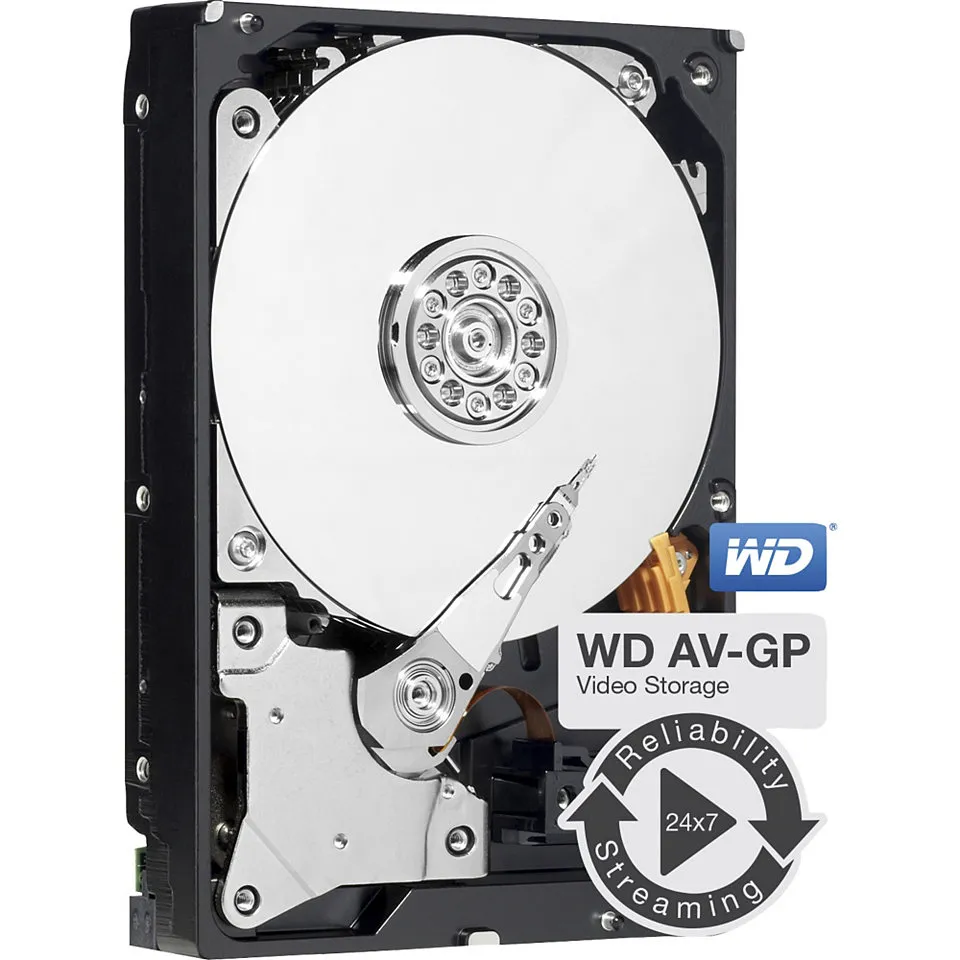 Накопичувач HDD SATA 2.0TB WD Caviar AV-GP 64MB (WD20EURX) Refurbished - зображення 1