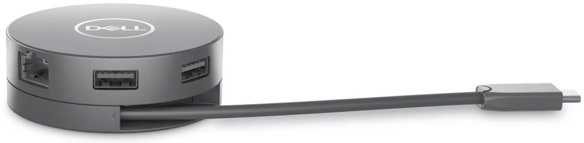 Док-станція Dell DA305 6-in-1 USB-C Multiport Adapter (470-AFKL) - зображення 1