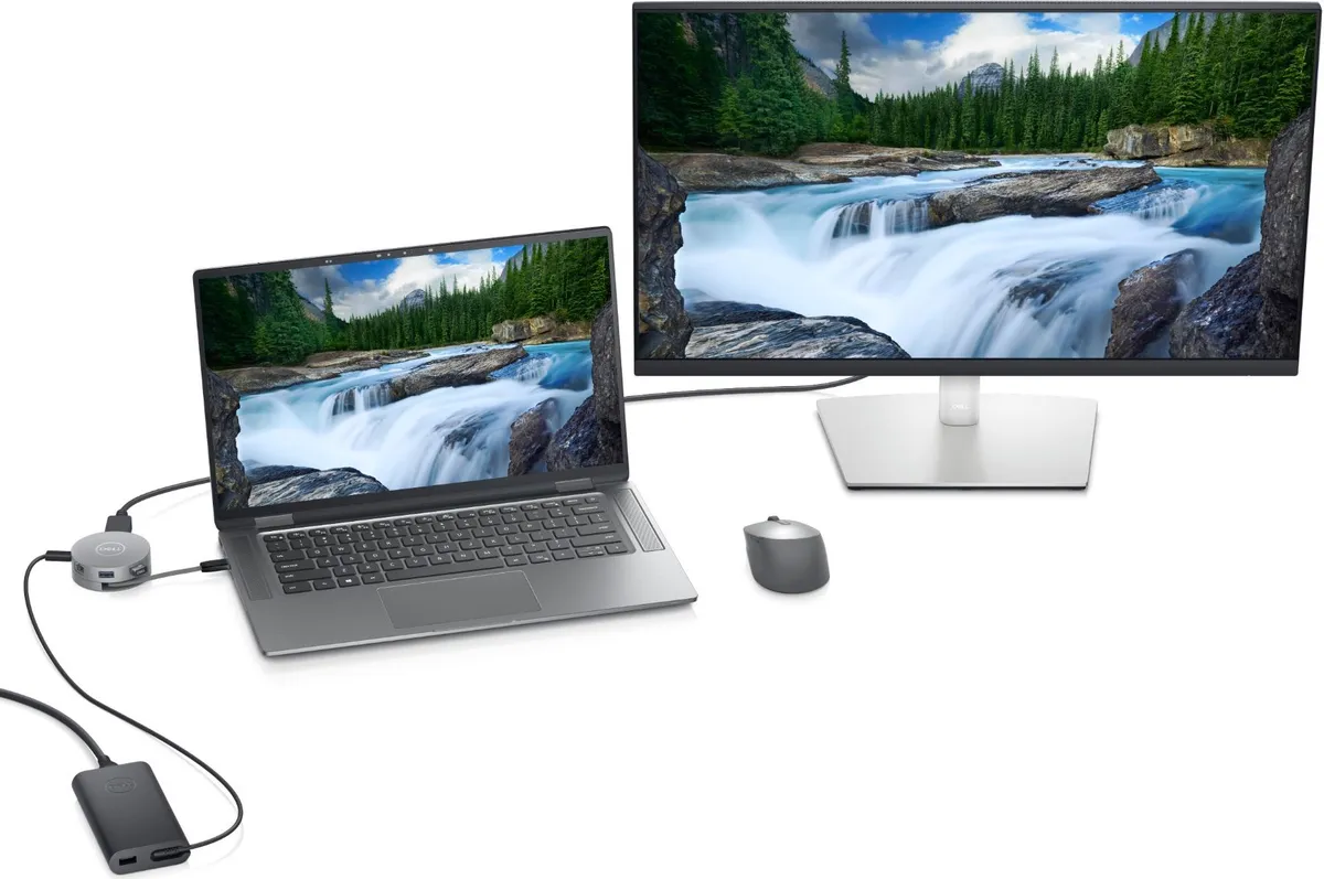 Док-станція Dell DA305 6-in-1 USB-C Multiport Adapter (470-AFKL) - мініатюра 5