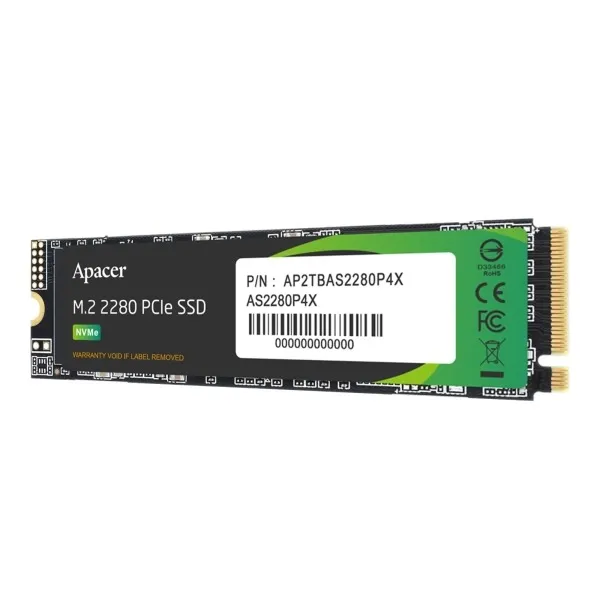 Накопичувач SSD  256GB Apacer AS2280P4X M.2 2280 PCIe 3.0 x4 3D TLC (AP256GAS2280P4X-1) - мініатюра 3