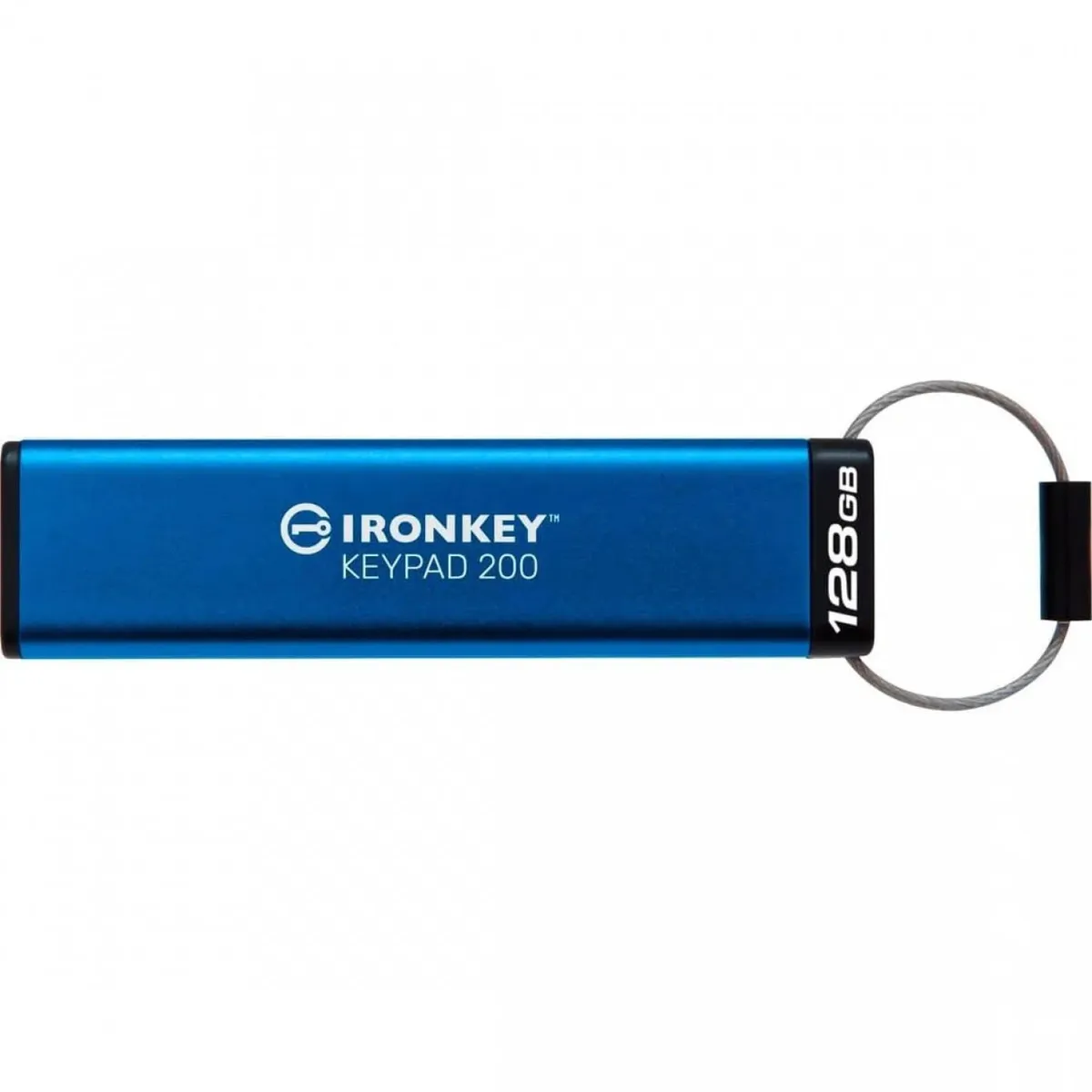 Флеш-накопичувач USB3.2 128GB Kingston IronKey Keypad 200 Type-A Blue (IKKP200/128GB) - мініатюра 4