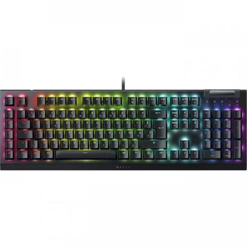 Клавіатура Razer BlackWidow V4 X Yellow Switch RU Black (RZ03-04702500-R3R1) - зображення 1