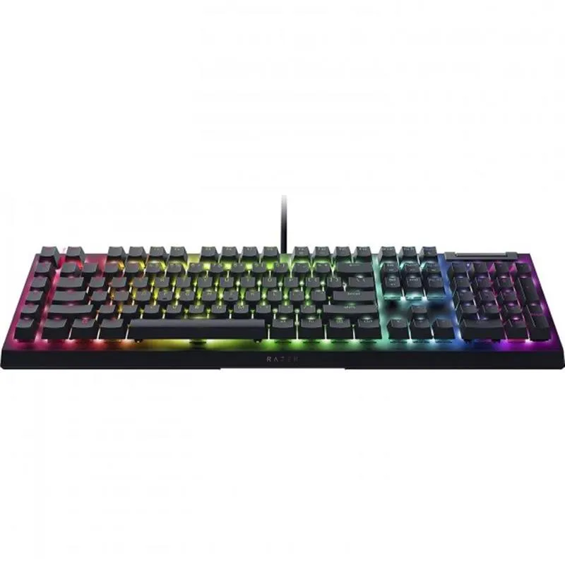 Клавіатура Razer BlackWidow V4 X Yellow Switch RU Black (RZ03-04702500-R3R1) - мініатюра 4