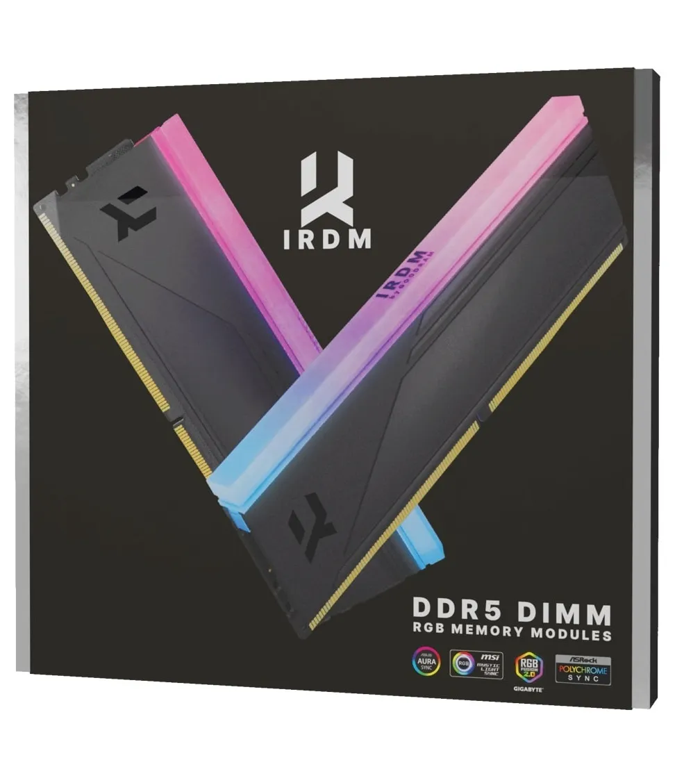 Модуль пам`ятi DDR5 2x16GB/5600 Goodram IRDM RGB Black (IRG-56D5L30S/32GDC) - мініатюра 6