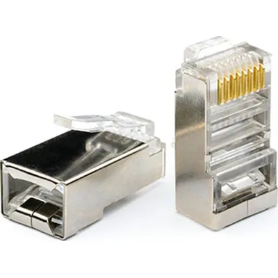 Конектор RJ45 Atcom (10698) екран 100 шт/уп - мініатюра 2