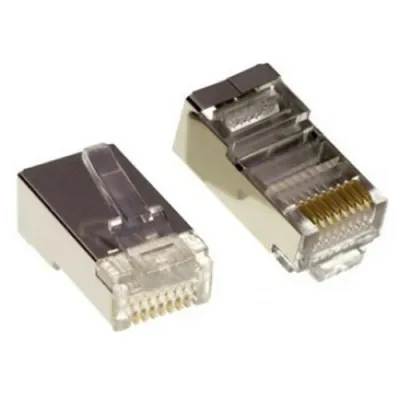 Конектор RJ45 Atcom (10698) екран 100 шт/уп - мініатюра 3
