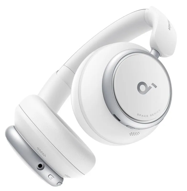 Bluetooth-гарнітура Anker SoundCore Space Q45 White (A3040G21) - мініатюра 4