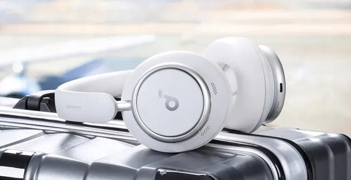 Bluetooth-гарнітура Anker SoundCore Space Q45 White (A3040G21) - мініатюра 7