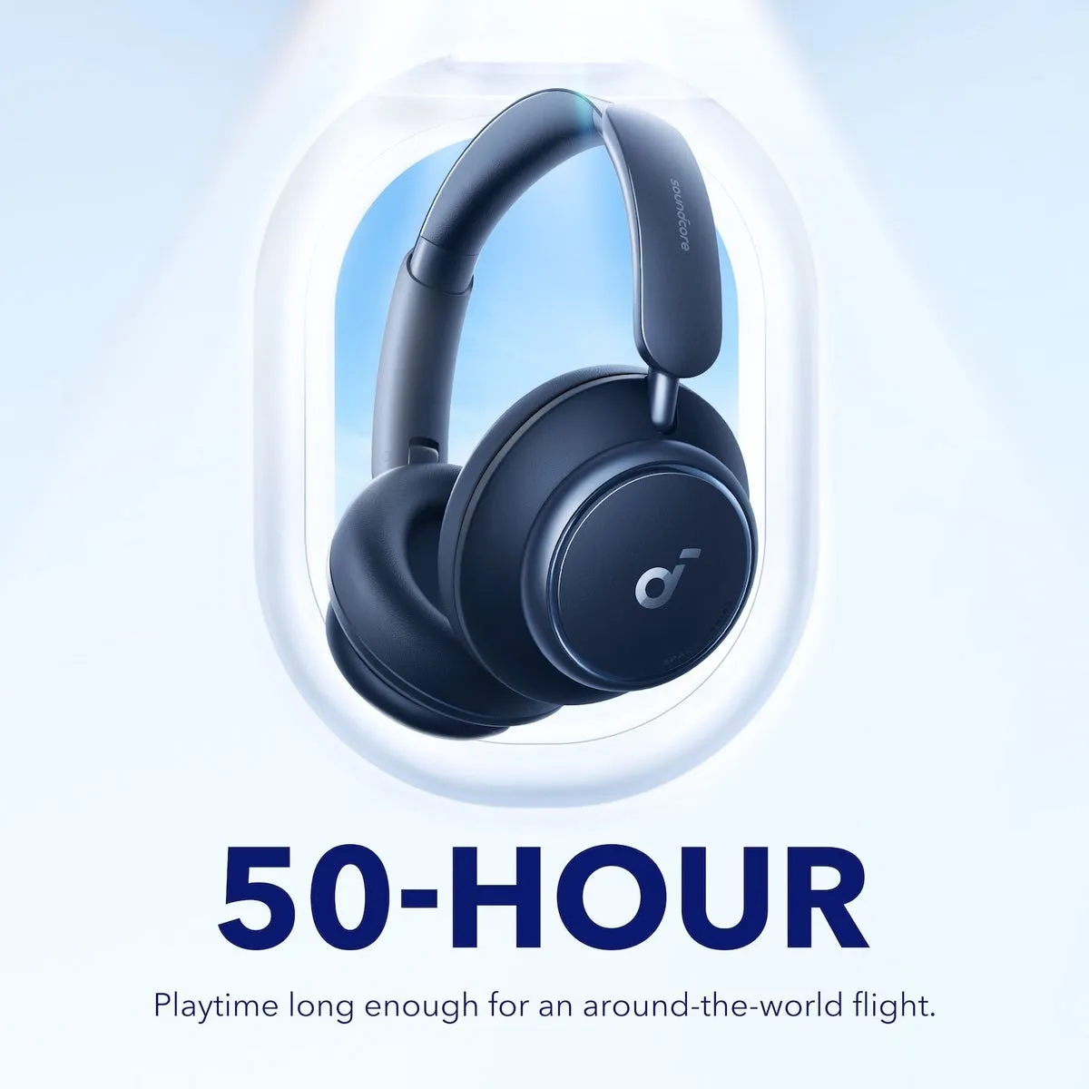 Bluetooth-гарнітура Anker SoundCore Space Q45 Blue (A3040G31) - мініатюра 12