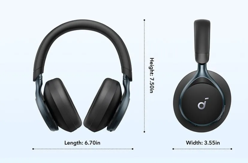 Bluetooth-гарнітура Anker SoundCore Space One Black (A3035G11) - мініатюра 12
