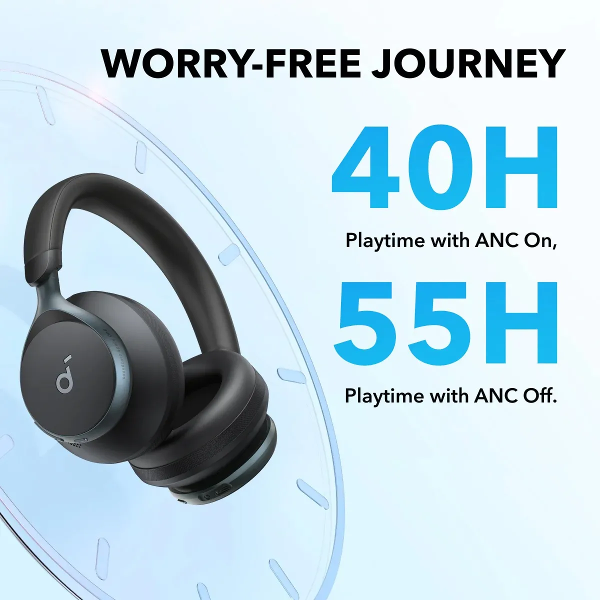 Bluetooth-гарнітура Anker SoundCore Space One Black (A3035G11) - мініатюра 19