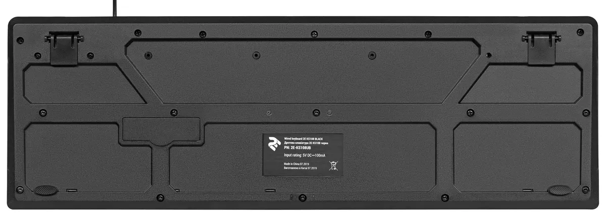Клавіатура 2E KS108 Slim Black (2E-KS108UB_UA) - мініатюра 7