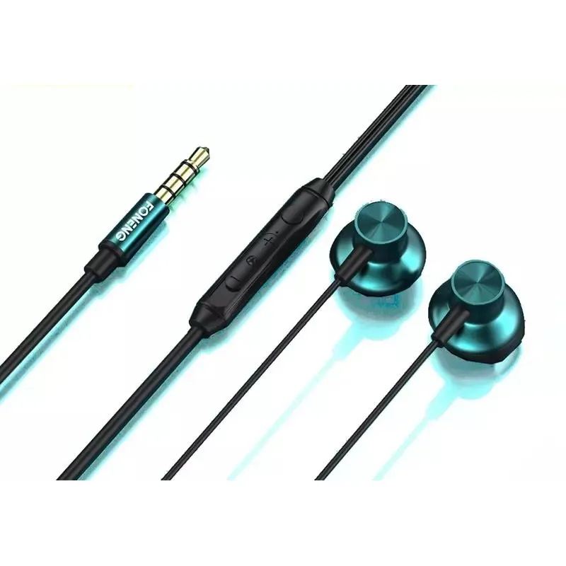 Гарнітура Foneng T63 Half in-ear metal music earphone (T63-E-HIE-MM) - зображення 1