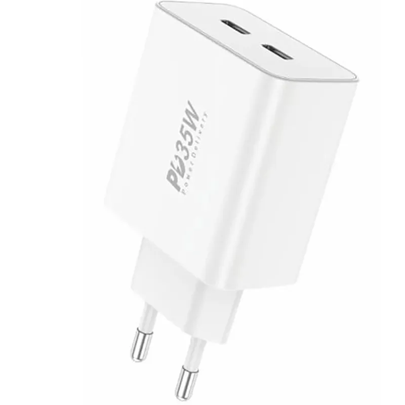 Мережевий зарядний пристрій Foneng EU50 PD35W Fast Charger (2USBх3A) White (EU50-CH) - мініатюра 3