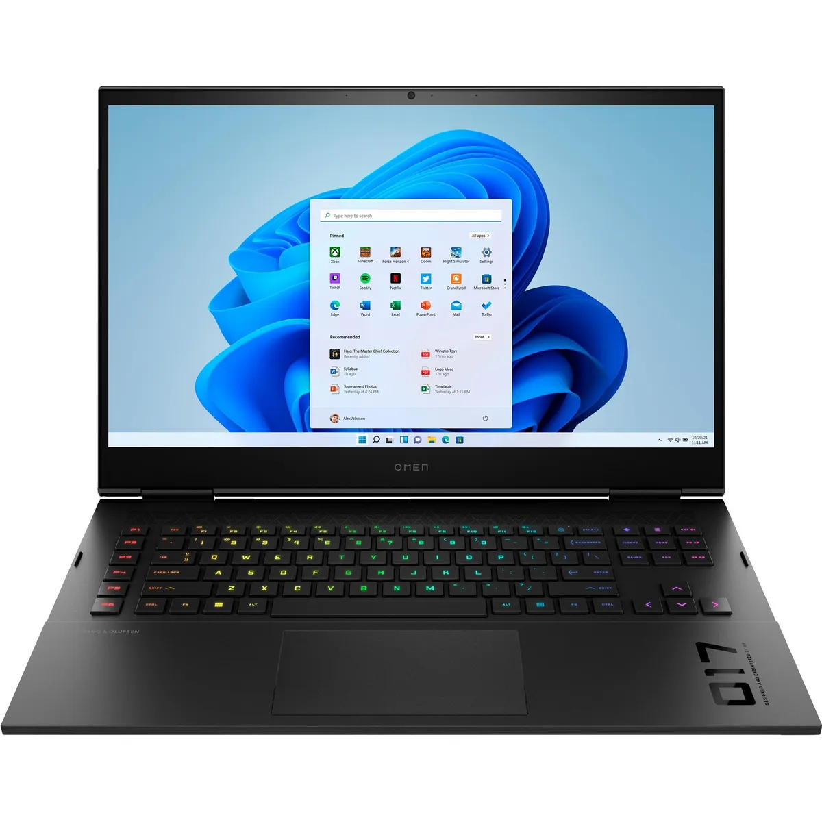 Ноутбук HP Omen 17-ck2008ua (8A806EA) Black - мініатюра 5