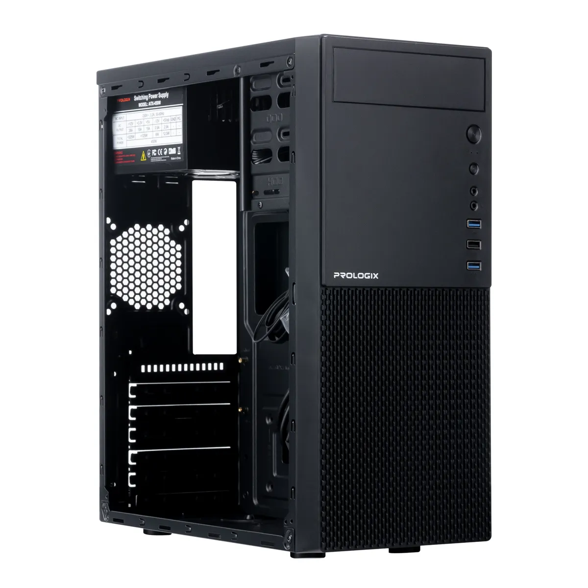 Корпус Prologix E111 450W Black - мініатюра 8
