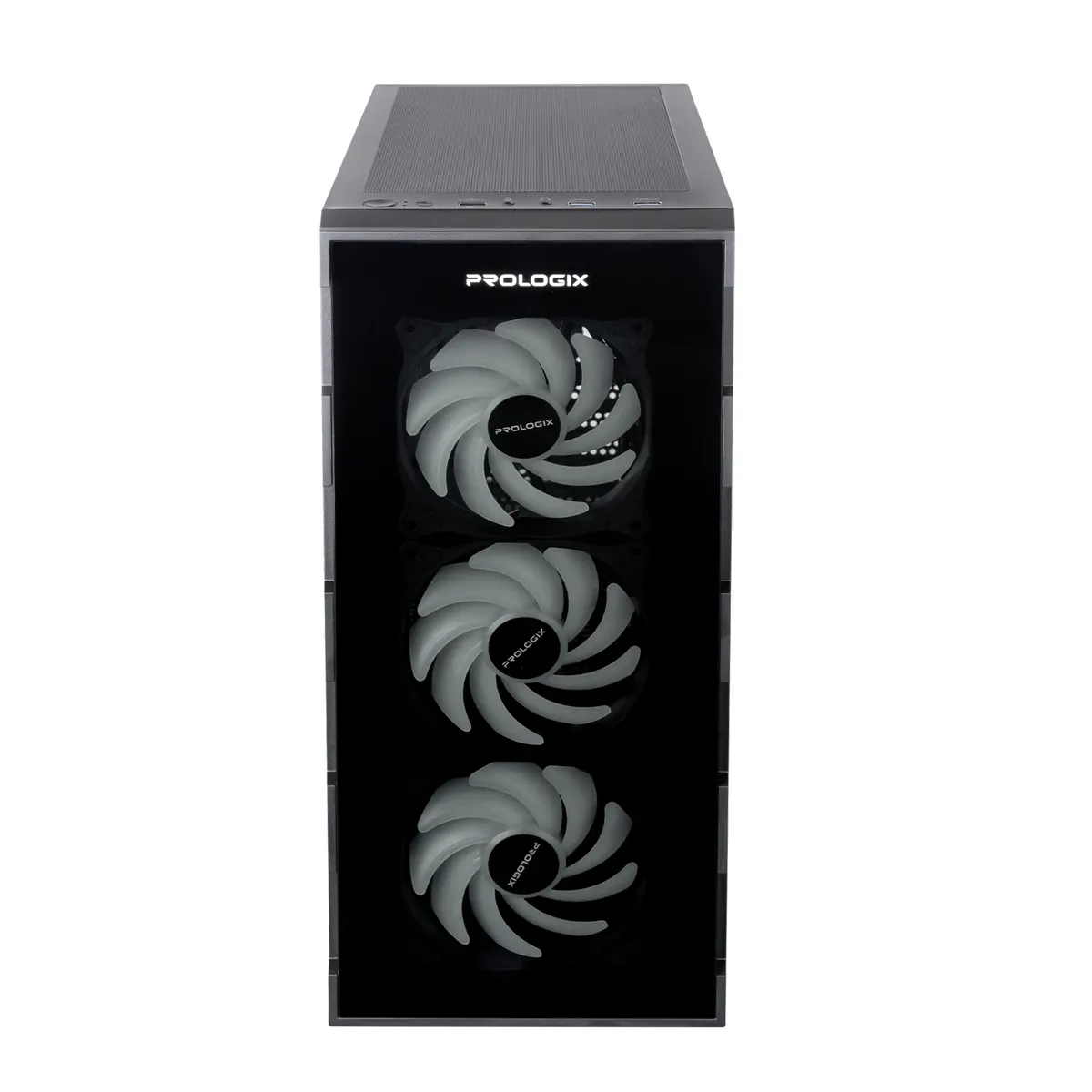 Корпус Prologix E114 Tempered Glass Black - мініатюра 8