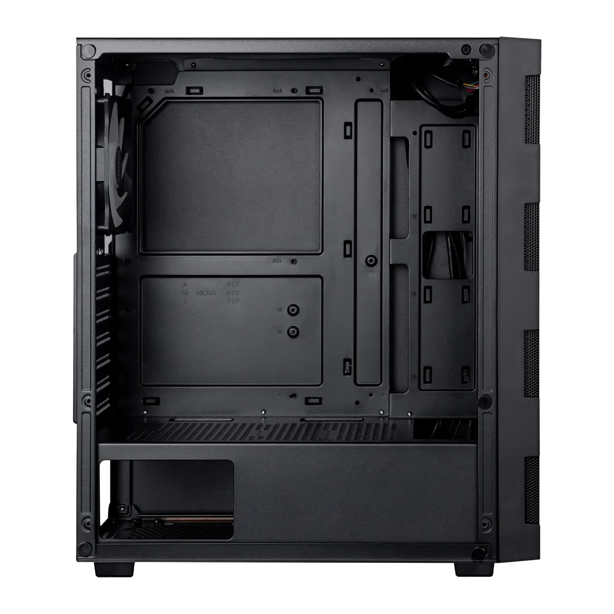 Корпус Prologix E115 Tempered Glass&Mesh Black - мініатюра 7