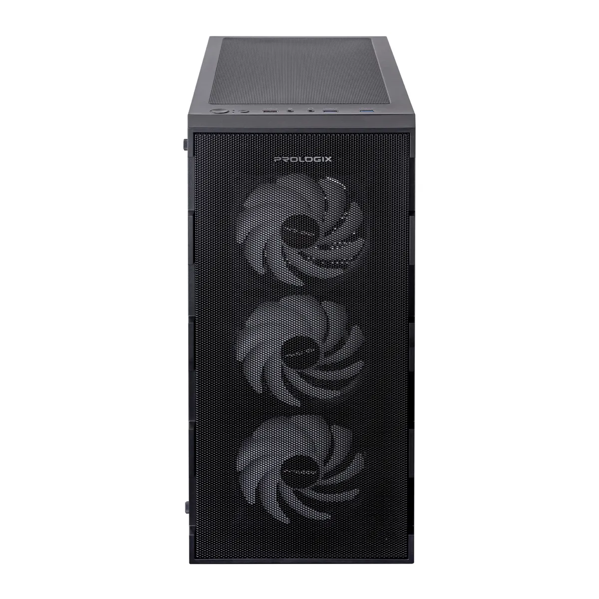 Корпус Prologix E115 Tempered Glass&Mesh Black - мініатюра 8