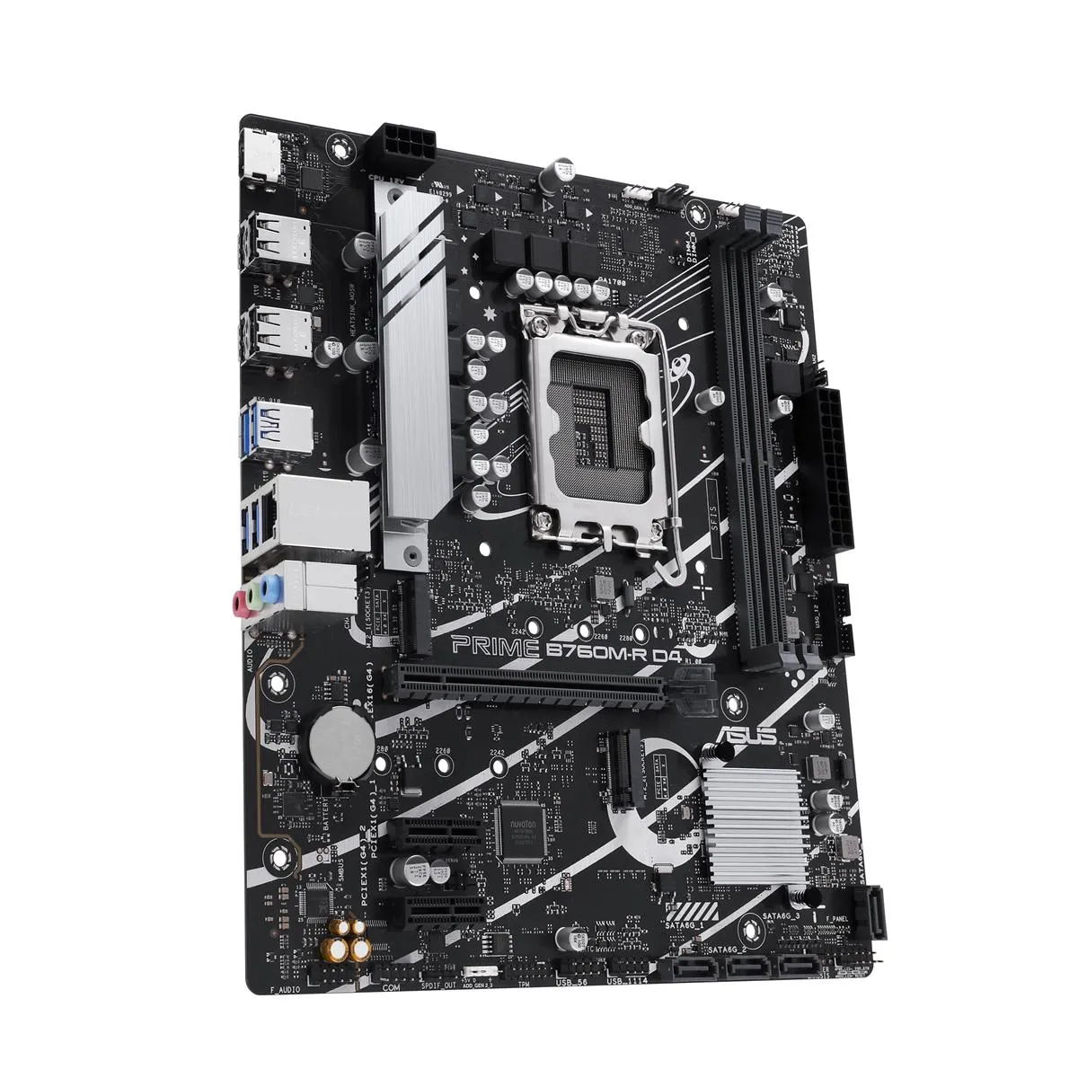 Материнська плата Asus Prime B760M-R D4 Socket 1700 - мініатюра 3