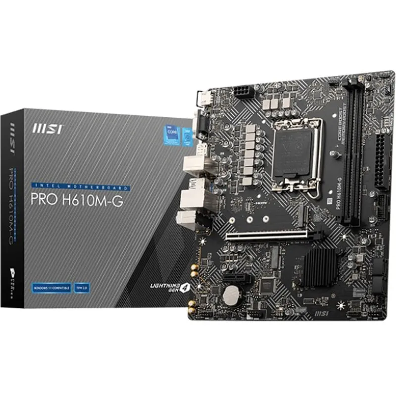Материнська плата MSI Pro H610M-G Socket 1700 - мініатюра 5