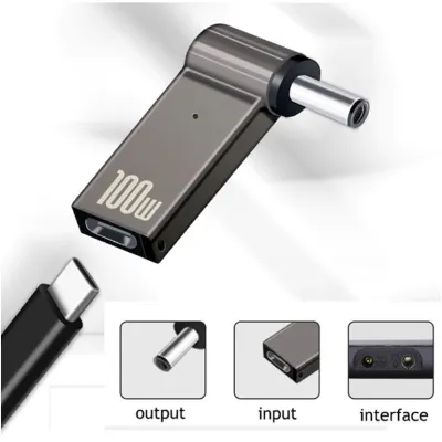 Адаптер PD 100W USB Type-C Female to DC Male Jack 4.5x3.0 mm HP ST-Lab (PD100W-4.5x3.0mm-HP) - мініатюра 3