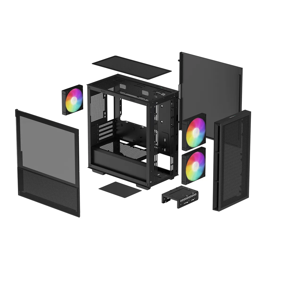 Корпус DeepCool CH360 Black (R-CH360-BKAPE3-G-1) без БЖ - мініатюра 13