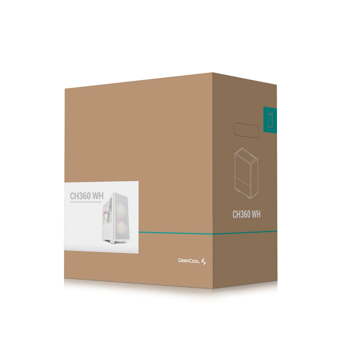 Корпус DeepCool CH360 White (R-CH360-WHAPE3-G-1) без БЖ - мініатюра 14