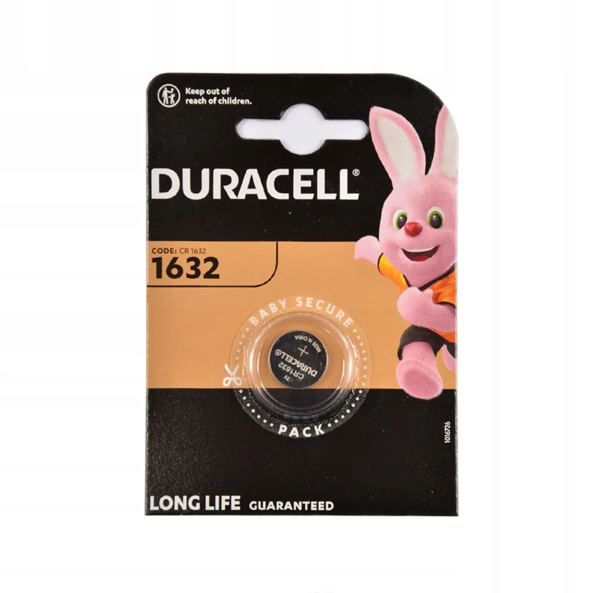 Батарейка Duracell CR1632 Lithium 3V (5000394056744) - зображення 1