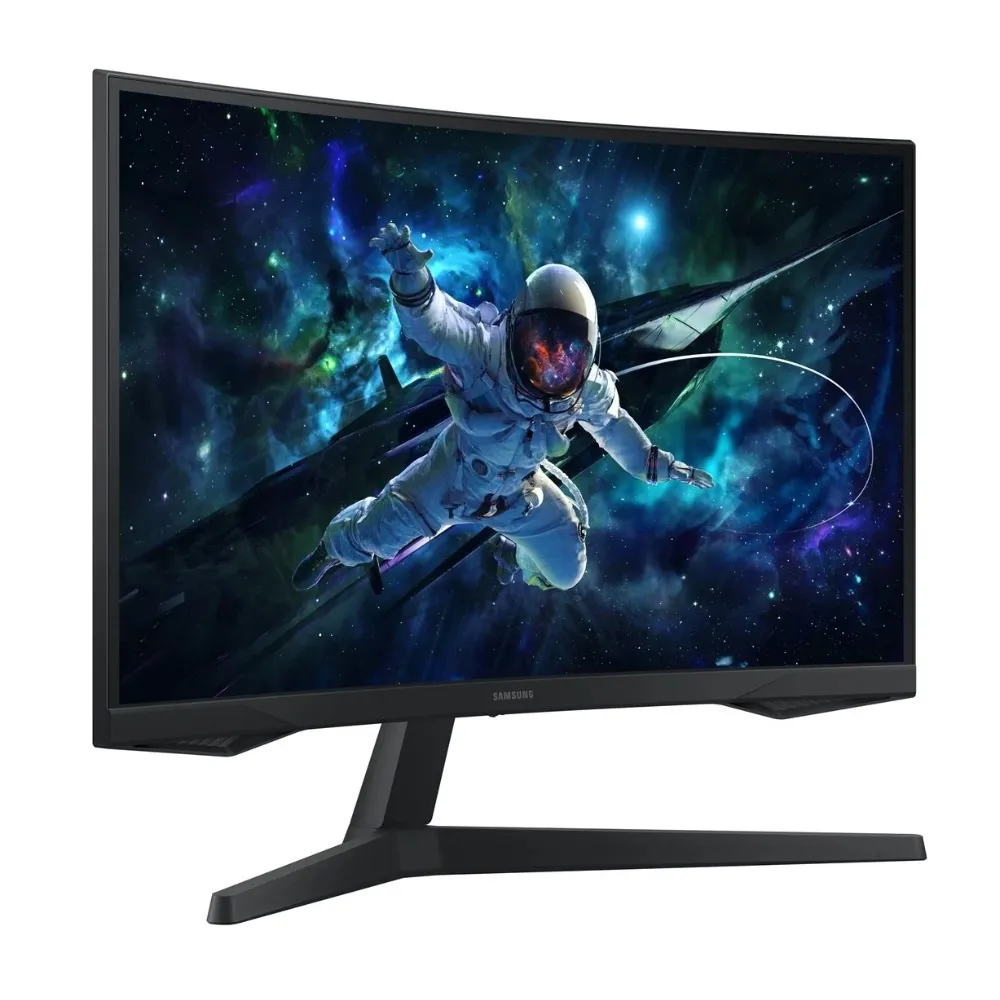 Монiтор Samsung 32" Odyssey G5 S32CG550 Black (LS32CG550EIXCI) VA Black - мініатюра 2