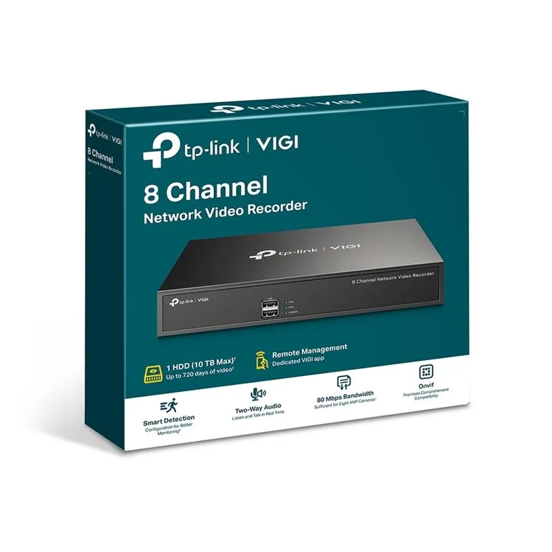 Відеореєстратор TP-Link VIGI NVR1008H - мініатюра 5