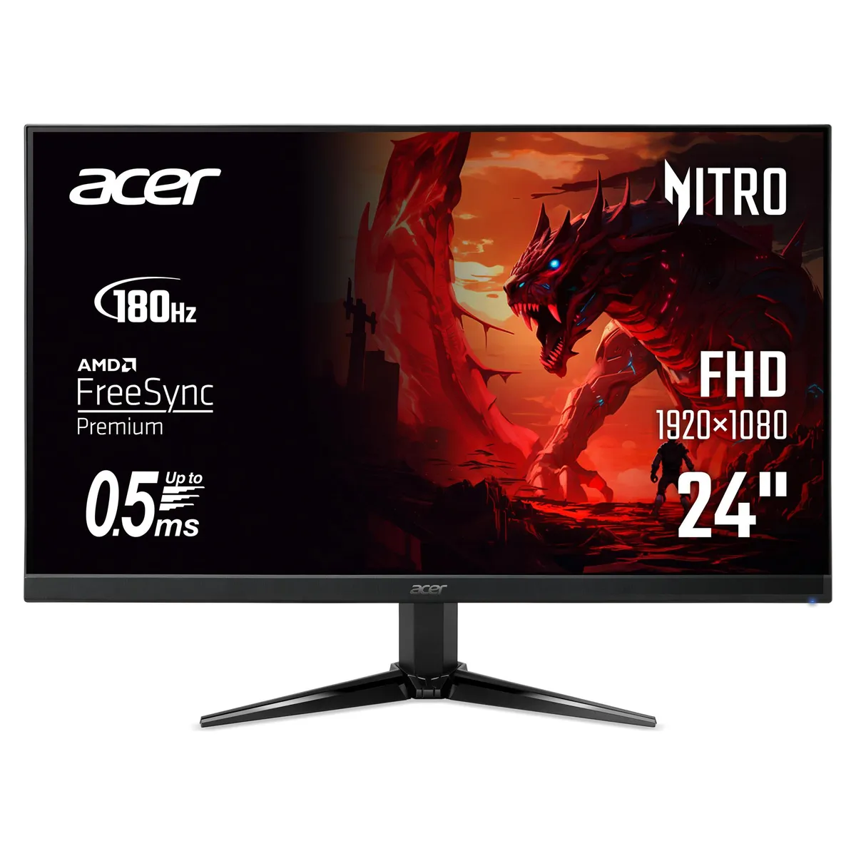 Монітор Acer 23.8" QG241YM3bmiipx (UM.QQ1EE.301) IPS Black - мініатюра 8
