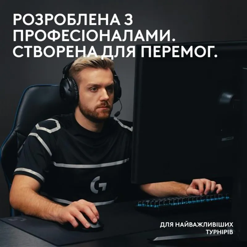 Клавiатура бездротова Logitech G PRO X TKL Lightspeed Magenta (920-012159) - мініатюра 2