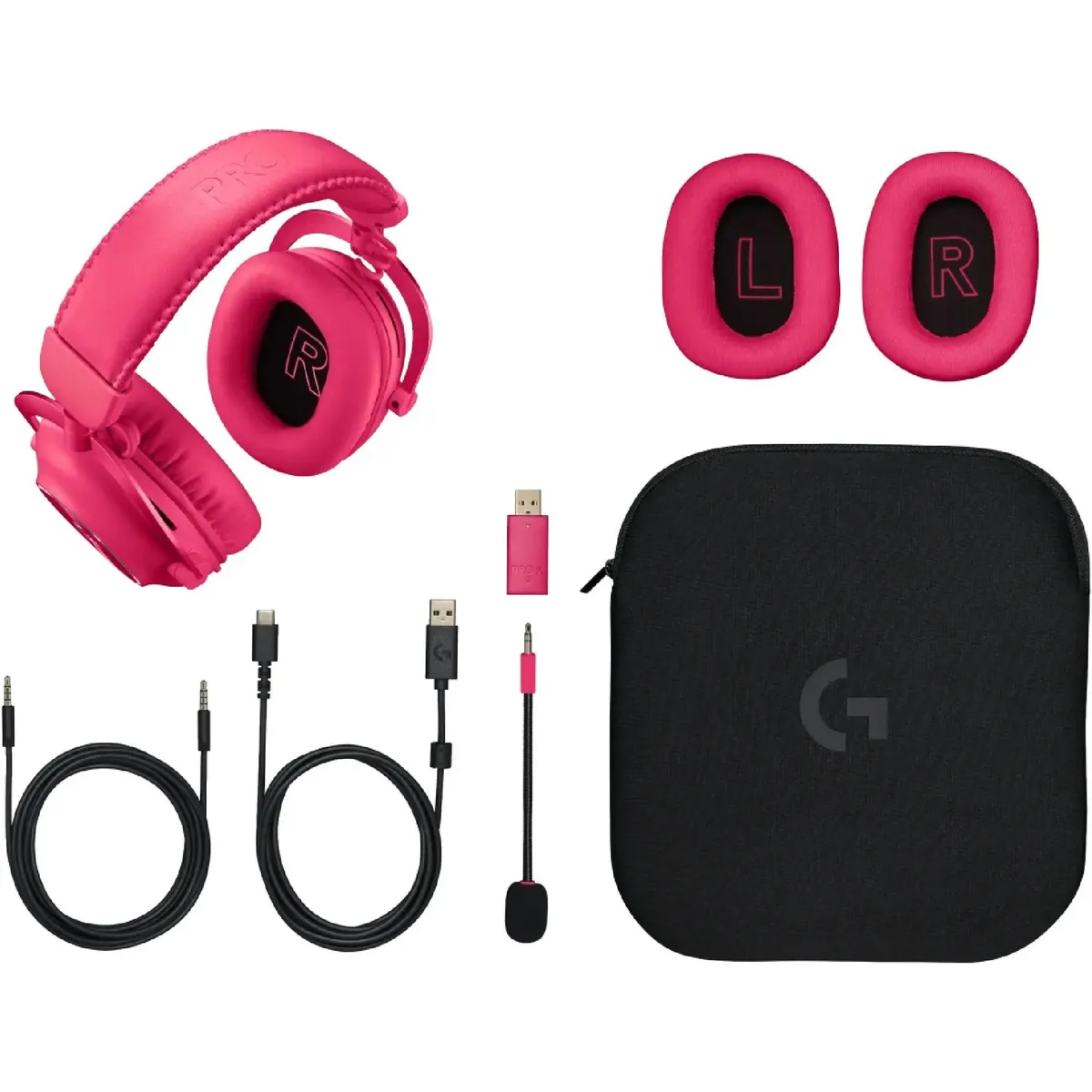 Гарнітура Logitech G Pro X2 Wireless LightSpeed Magenta (981-001275) - мініатюра 14