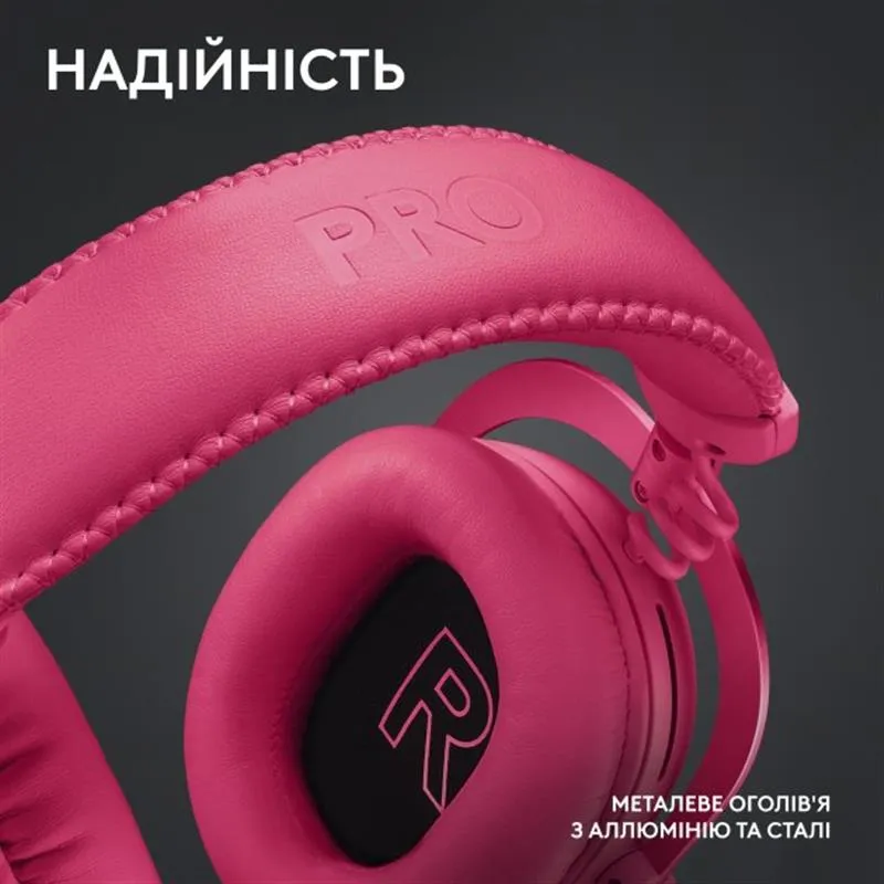 Гарнітура Logitech G Pro X2 Wireless LightSpeed Magenta (981-001275) - мініатюра 5