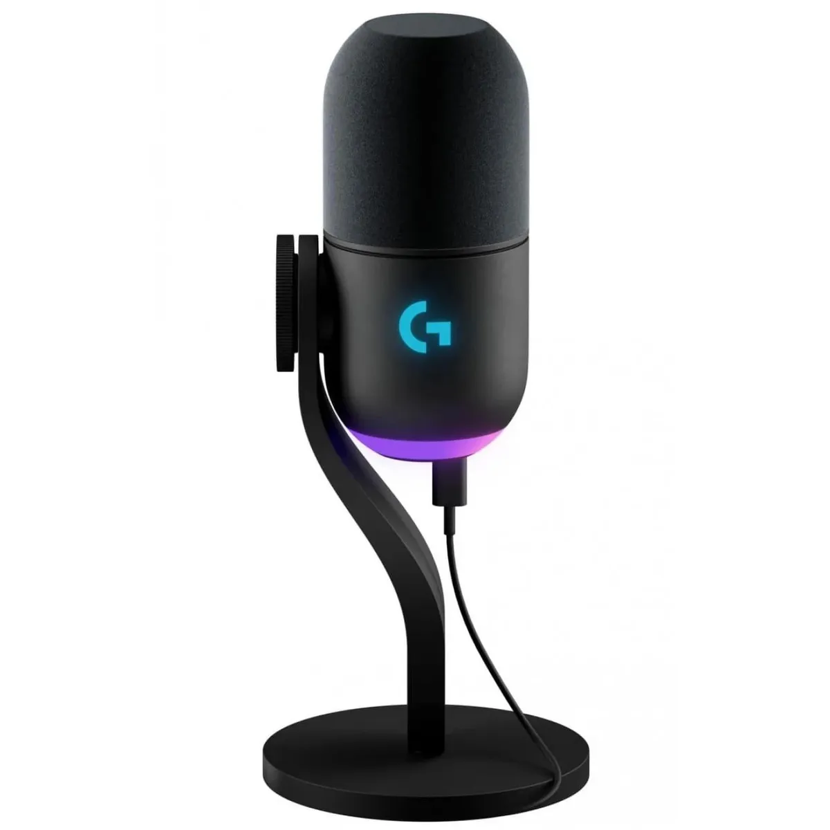 Мiкрофон Logitech Yeti GX Dynamic RGB Gaming Mic with Lightsync Black (988-000569) - мініатюра 6