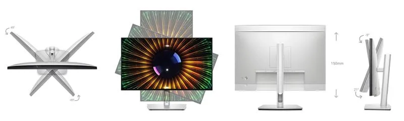 Монітор Dell 23.8" U2424H (210-BKTZ) IPS Silver 120Hz - мініатюра 5