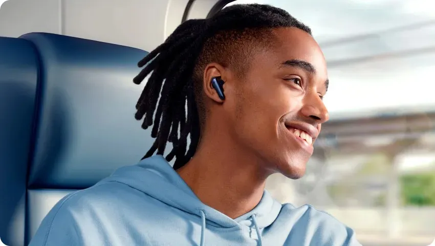 Bluetooth-гарнітура Anker SoundCore Liberty 4 NC Navy Blue (A3947G31) - мініатюра 12