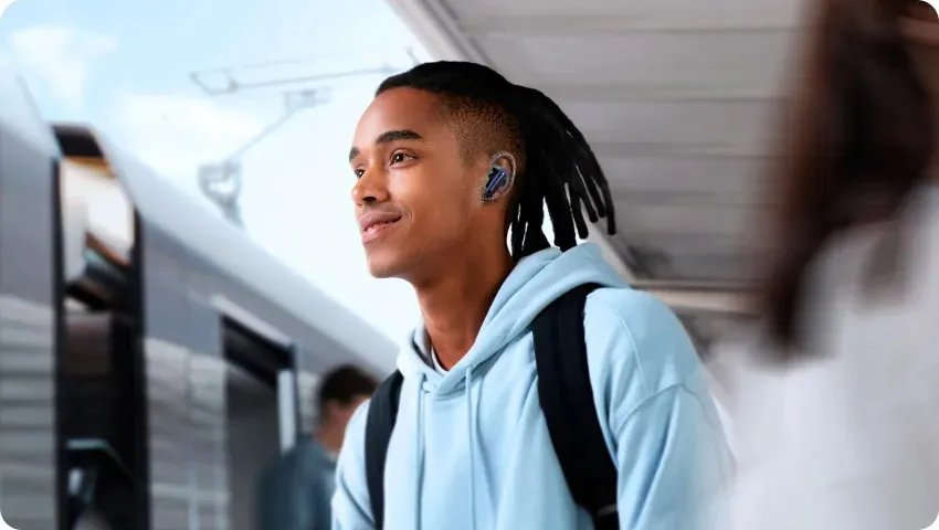 Bluetooth-гарнітура Anker SoundCore Liberty 4 NC Navy Blue (A3947G31) - мініатюра 13
