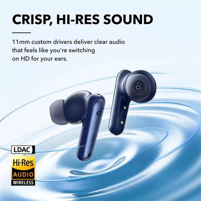 Bluetooth-гарнітура Anker SoundCore Liberty 4 NC Navy Blue (A3947G31) - мініатюра 6