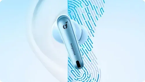 Bluetooth-гарнітура Anker SoundCore Liberty 4 NC Light Blue (A3947G61) - мініатюра 5