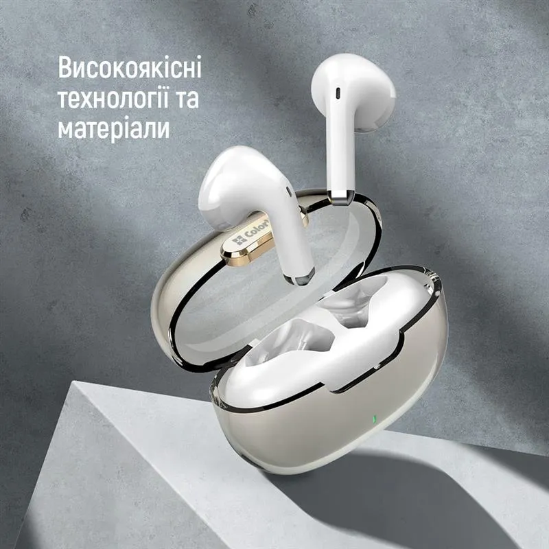 Bluetooth-гарнітура СolorWay Slim TWS-2 Earbuds White (CW-TWS2WT) - мініатюра 10