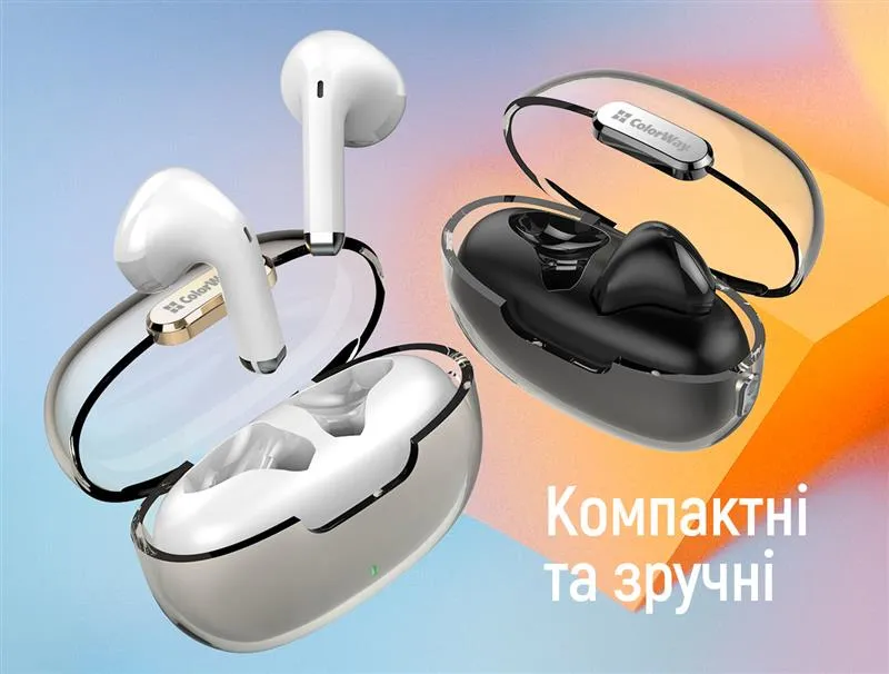 Bluetooth-гарнітура СolorWay Slim TWS-2 Earbuds White (CW-TWS2WT) - мініатюра 18