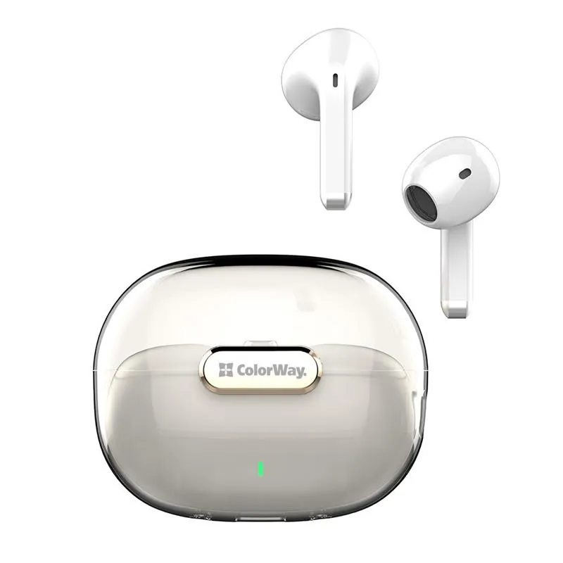 Bluetooth-гарнітура СolorWay Slim TWS-2 Earbuds White (CW-TWS2WT) - мініатюра 4