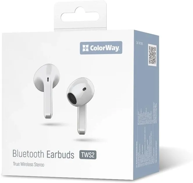 Bluetooth-гарнітура СolorWay Slim TWS-2 Earbuds White (CW-TWS2WT) - мініатюра 9