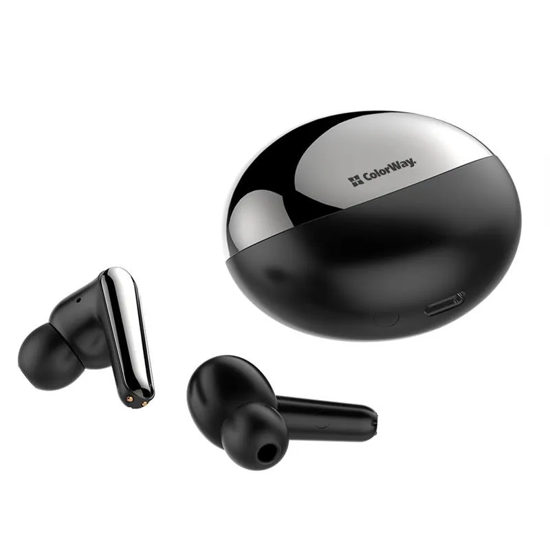 Bluetooth-гарнітура СolorWay TWS-3 Earbuds Black (CW-TWS3BK) - зображення 1