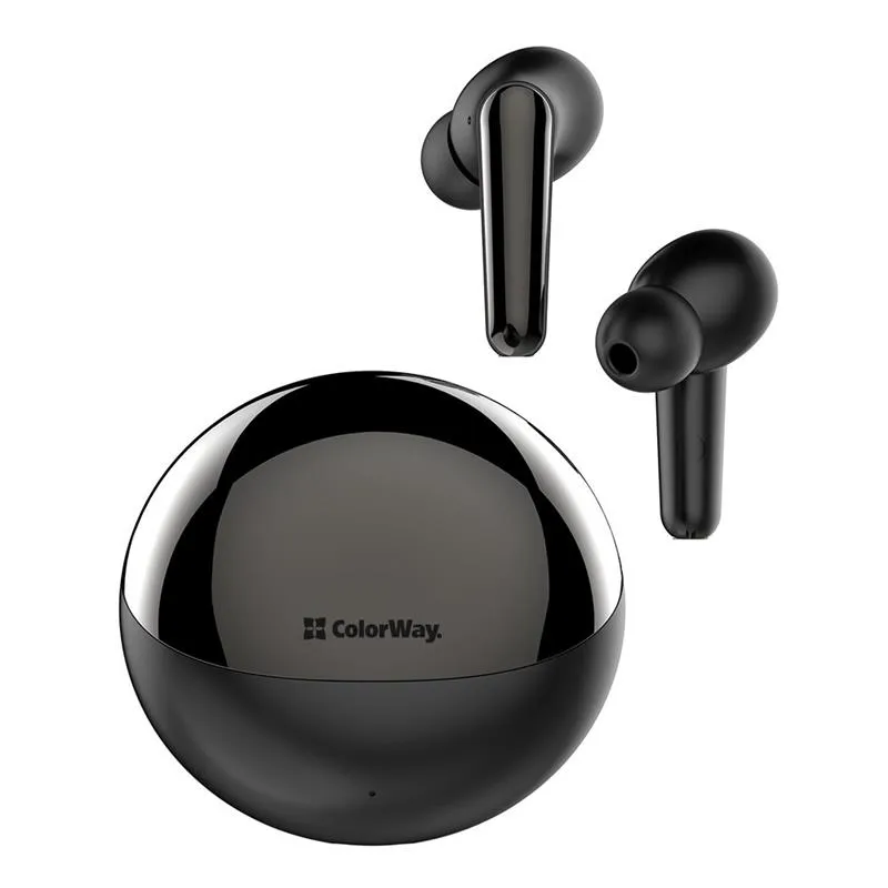 Bluetooth-гарнітура СolorWay TWS-3 Earbuds Black (CW-TWS3BK) - мініатюра 3