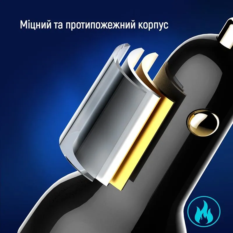 Автомобільний зарядний пристрій ColorWay Power Delivery Port PPS USB (USB-A + USB-C, 100W) PD, QC Black (CW-CHA044PD-BK) - мініатюра 11