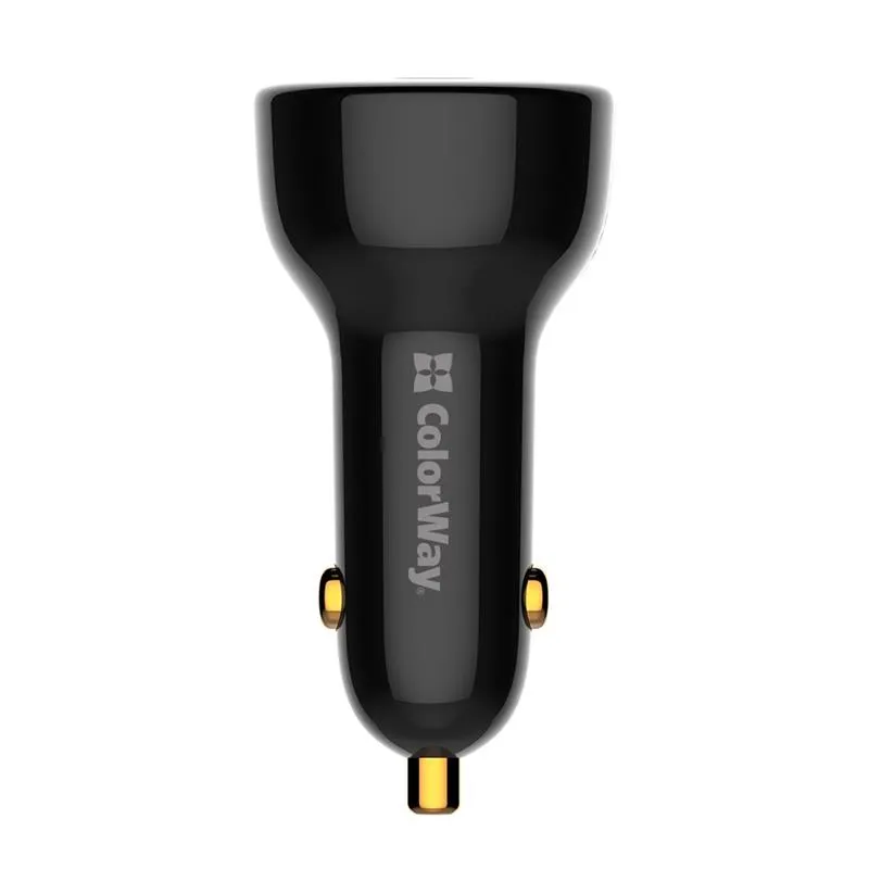 Автомобільний зарядний пристрій ColorWay Power Delivery Port PPS USB (USB-A + USB-C, 100W) PD, QC Black (CW-CHA044PD-BK) - мініатюра 6